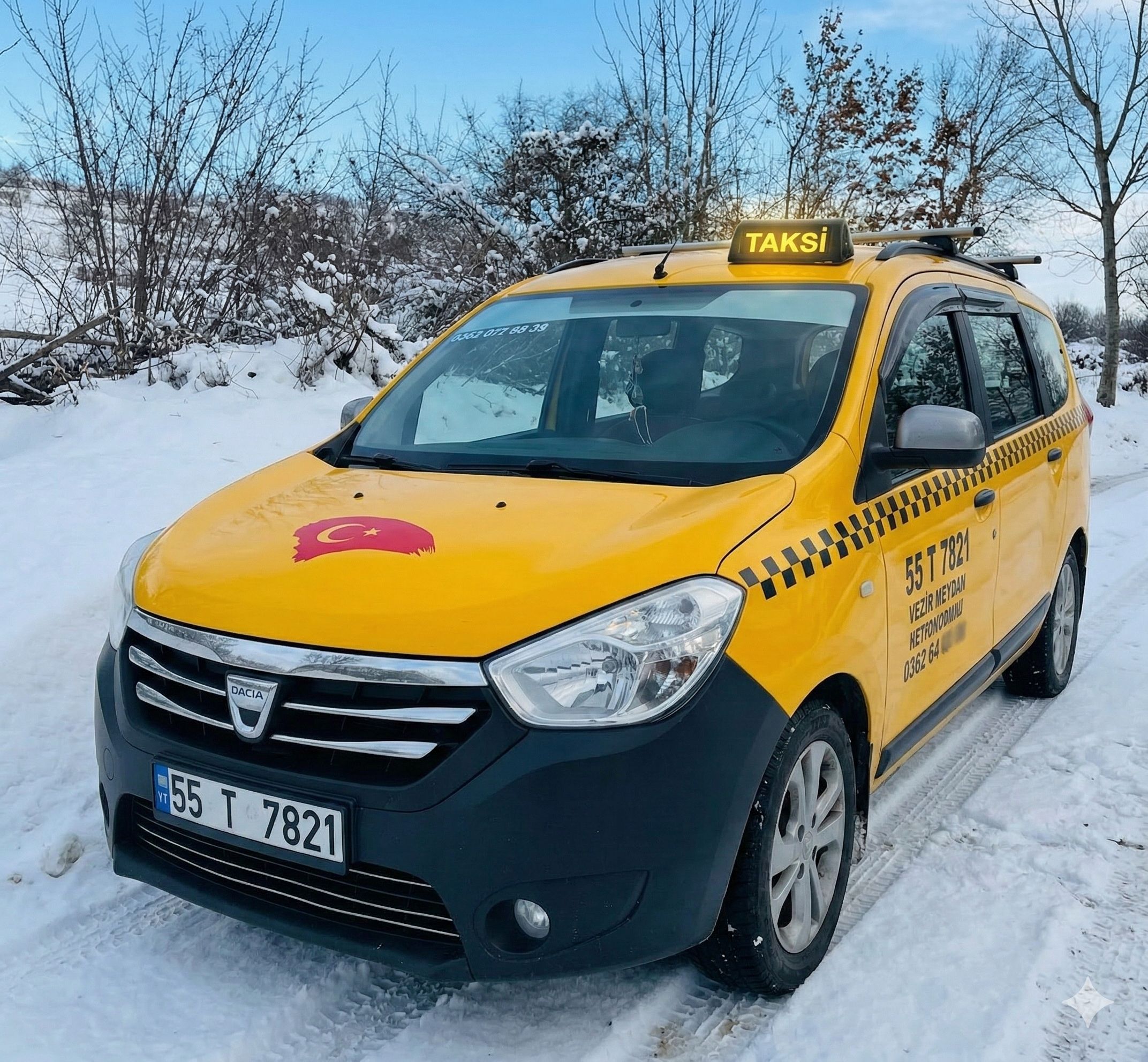 Vezirköprü taksi kış hizmeti - Her mevsim yanınızdayız